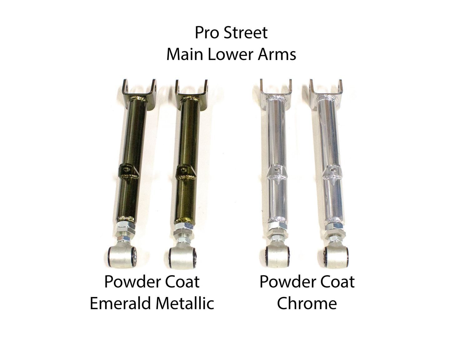 JZX 90/100 Full Arm Set - Pro Street - Chrome