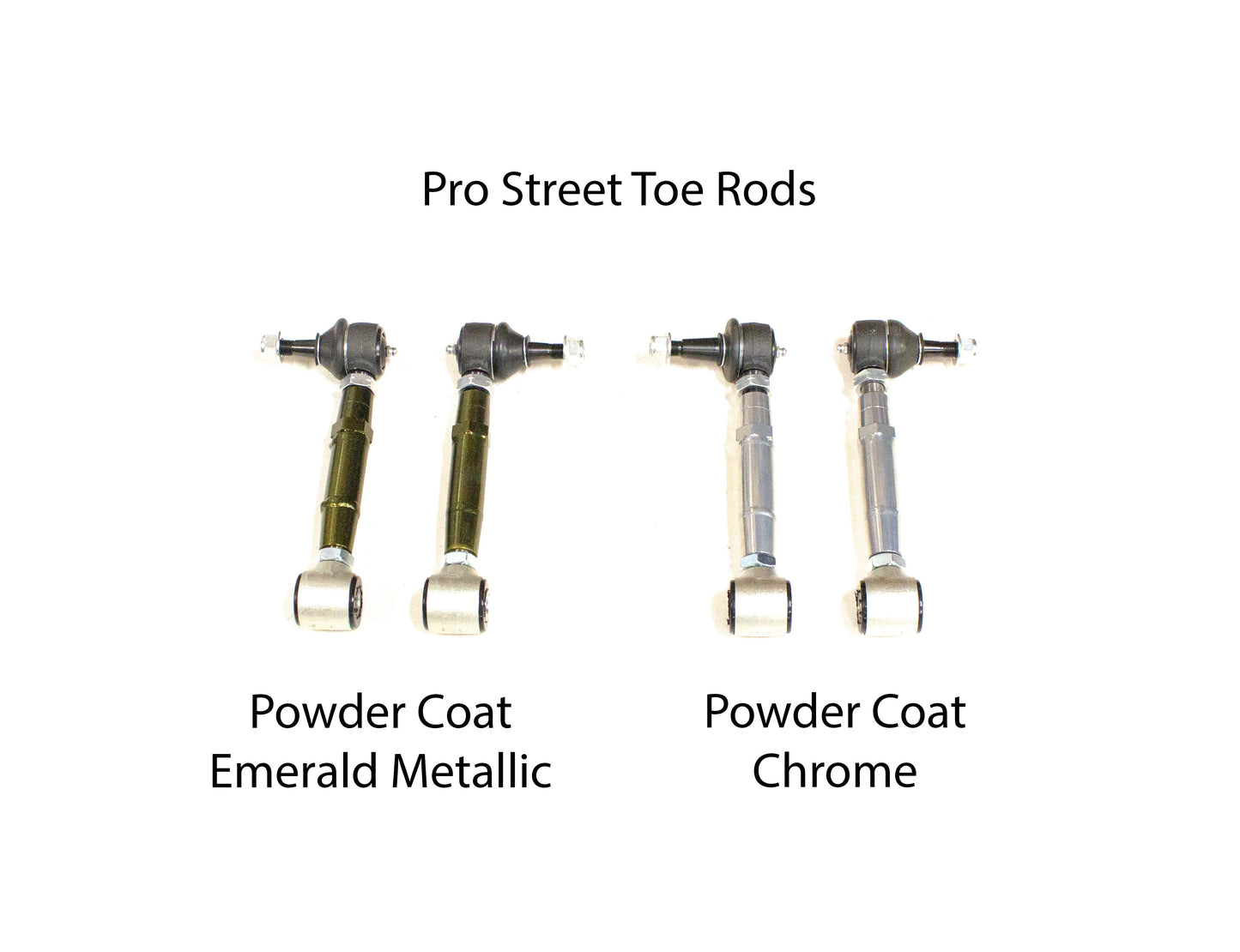 JZX 90/100 Toe Rods - Pro Street - Chrome