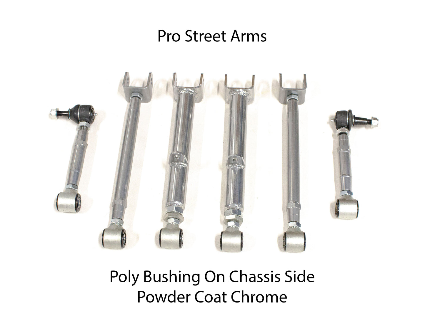 JZX 90/100 Full Arm Set - Pro Street - Chrome