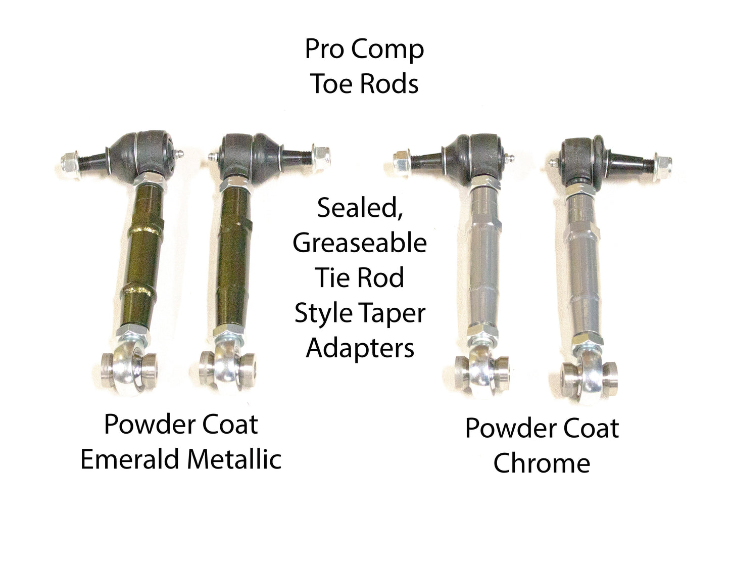 JZX 90/100 Full Arm Set - Pro Comp - Chrome