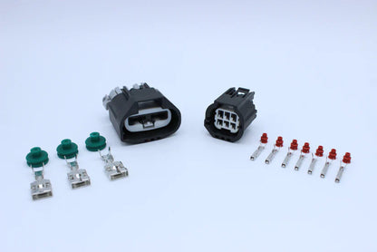 Mazda Power Steering Pump PSC Connector in Style: Flying Lead. Installing a Mazda 3 Electro hydraulic power steering system made easier, here are both the power and control connectors for the EPAS pump.