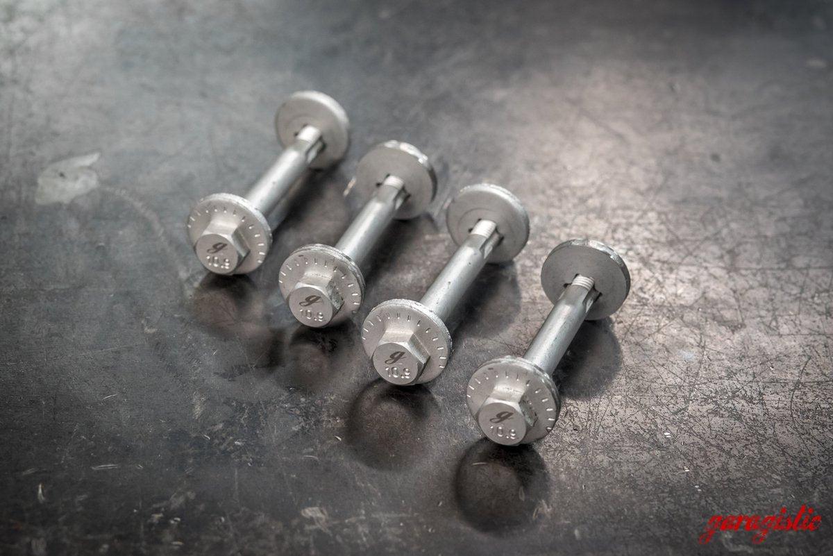 Garagistic Eccentric Rear Subframe Hardware- (E30, E28, E34, Z3, E21)-Alignment Parts-grip-drift-Full-Garagistic-bmw