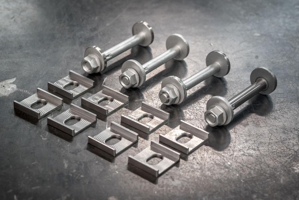 Complete Bundle Rear Subframe Camber/Toe Correction Kit with Hardware (E30, E28, E34, Z3, E21)