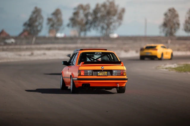 E30 Bolt In Roll Bar - Coupe & Sedan-Roll Bars-grip-drift-Bare-Bent Harness Bar (Taller Drivers)-Double Diagonal (X) - With Straight Rear Legs-Garagistic-bmw