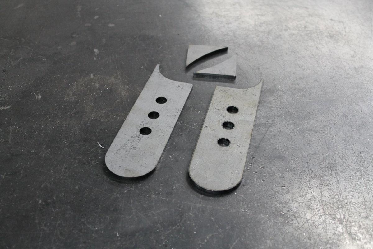 E30 6 Speed Transmission Extension Brackets - M60, S54, and M50 compatible