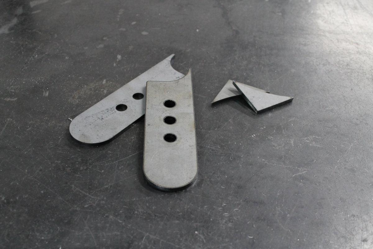 E30 6 Speed Transmission Extension Brackets - M60, S54, and M50 compatible