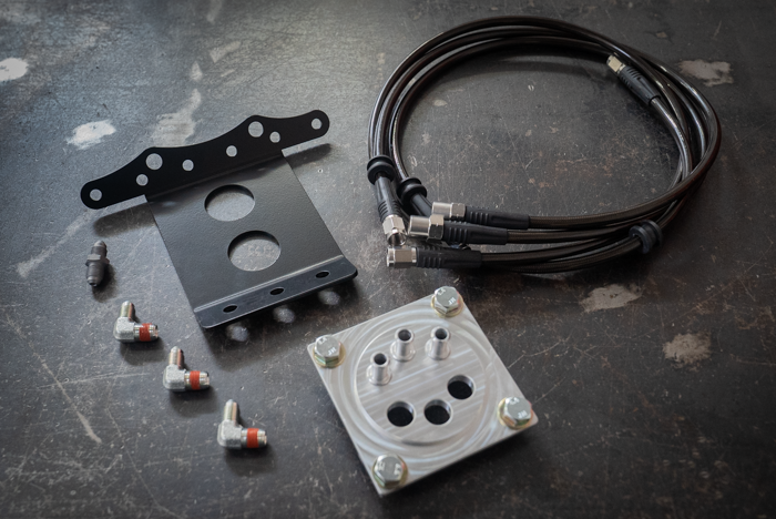 E30 Boosterless Conversion Plumbing Kit - Wilwood/Tilton