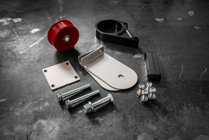 E30 Secondary Diff Mount-Suspension Parts-grip-drift-80A-Standard E30-Anodized Black-Garagistic-bmw