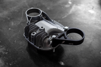 E30 Secondary Diff Mount-Suspension Parts-grip-drift-No Bushing-Standard E30-Raw Aluminum-Garagistic-bmw