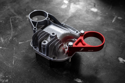 E30 Secondary Diff Mount-Suspension Parts-grip-drift-No Bushing-Standard E30-Raw Aluminum-Garagistic-bmw