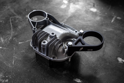 E30 Secondary Diff Mount-Suspension Parts-grip-drift-No Bushing-Standard E30-Raw Aluminum-Garagistic-bmw