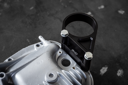 E30 Secondary Diff Mount-Suspension Parts-grip-drift-No Bushing-Standard E30-Raw Aluminum-Garagistic-bmw