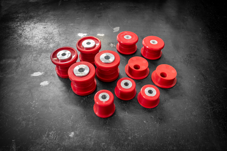 BMW E36 Complete Polyurethane Suspension Kit - Full Bushing Kit-Suspension Bushings-grip-drift-80a (Street)-Offset-No thanks-Garagistic-bmw
