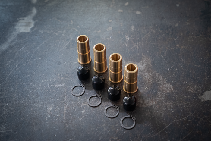 Mercedes Brass Brake Caliper Guide Bushing Kit - (ATE Calipers, PN A0004200076)