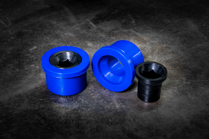 E30/E36/Z3 Front Control Arm Bushings for E46 Control Arms (FCAB)-Suspension Bushings-grip-drift-95a (Track)-Large Hex (24-25mm)-Garagistic-bmw