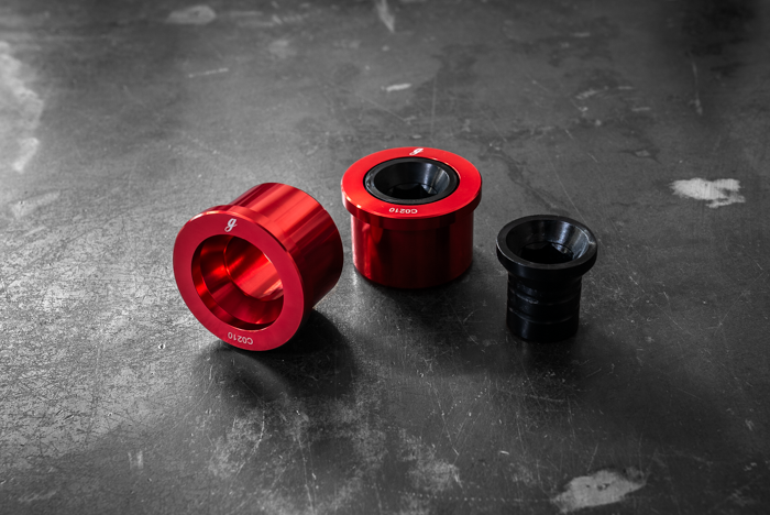 E46 M3 Polyurethane Front Control Arm Bushings-Suspension Bushings-grip-drift-Aluminum (Hardcore)-Small Hex (21-22mm)-Garagistic-bmw