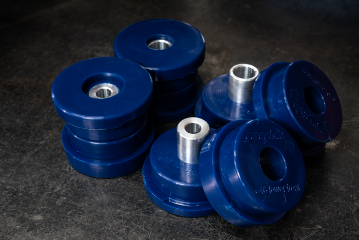 E46 Polyurethane Rear Subframe Bushings-Suspension Bushings-grip-drift-95A hard poly (aggressive street/track)-Garagistic-bmw