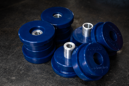E46 Polyurethane Rear Subframe Bushings-Suspension Bushings-grip-drift-95A hard poly (aggressive street/track)-Garagistic-bmw