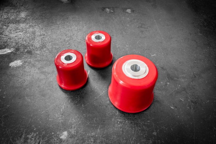 E46 (Non-M) Complete Solid Delrin Differential Carrier Bushing Set