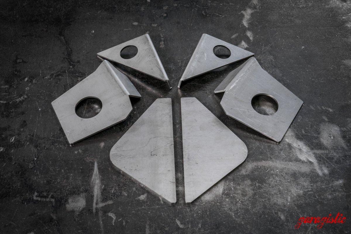 Mercedes W201 190E Rear Subframe Reinforcement Plates-Reinforcement Plates-grip-drift-Garagistic-bmw