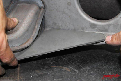 Mercedes W201 190E Rear Subframe Reinforcement Plates-Reinforcement Plates-grip-drift-Garagistic-bmw