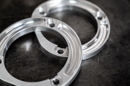 190E (W201) Aluminum Front Strut Tower Reinforcements-Suspension Parts-grip-drift-Bare-Garagistic-bmw