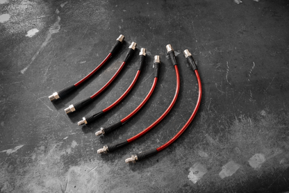 E30 Stainless Steel Complete 6 Brake Line Kit - DOT Compliant
