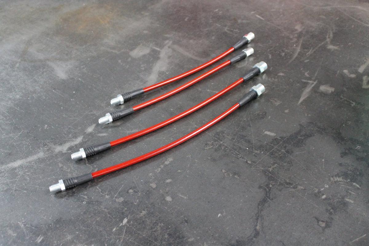 Mercedes W201 - 190E Stainless Steel Complete Brake Line Kit - DOT Compliant