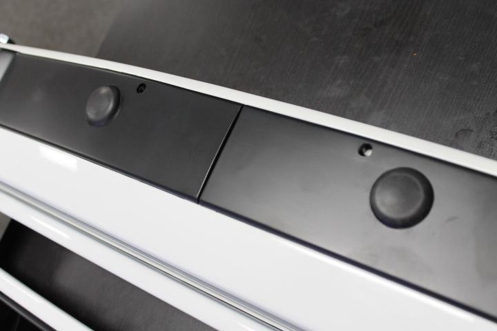 E30 Front License Plate Delete Plugs