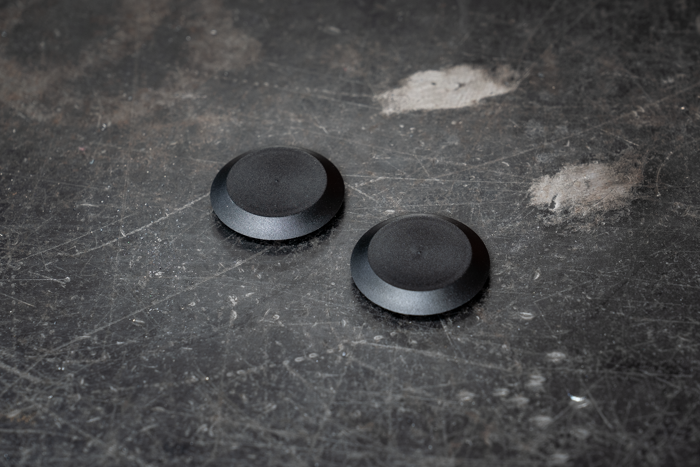 E30 Front License Plate Delete Plugs