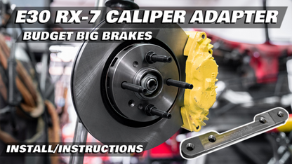E30 RX7 Big Brake Conversion Caliper Brackets-Brake Parts-grip-drift-Garagistic-bmw