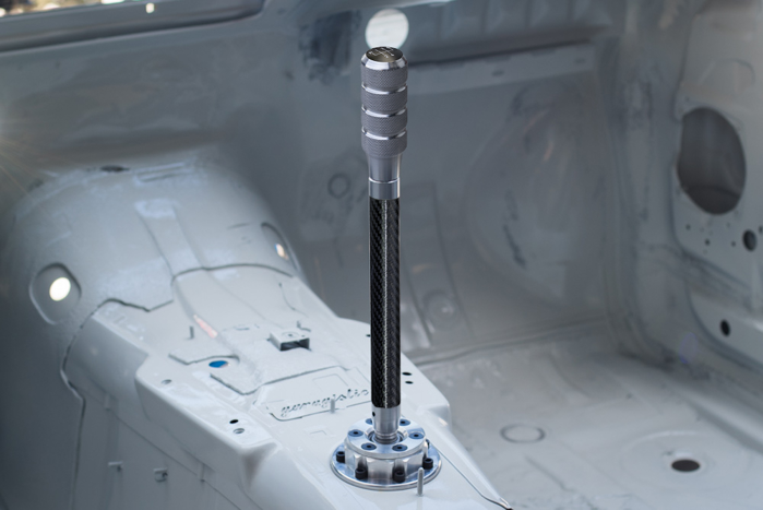 Garagistic Carbon Fiber Chassis Mounted Short Shifter - E46, E36, E30-Shifters-grip-drift-Bare-Short-Delrin Standard-Garagistic-bmw