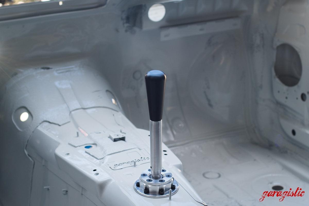 Garagistic Solid Chassis Mounted Short Shifter - E30, E36, E46-Shifters-grip-drift-Bare-Short-Delrin Bat-Garagistic-bmw