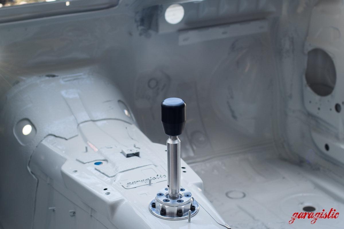 Garagistic Solid Chassis Mounted Short Shifter - E30, E36, E46-Shifters-grip-drift-Bare-OEM-Delrin Standard-Garagistic-bmw