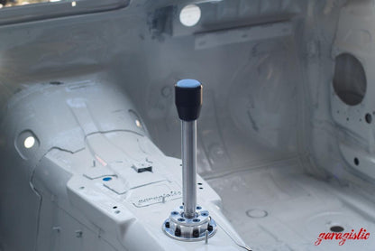 Garagistic Solid Chassis Mounted Short Shifter - E30, E36, E46-Shifters-grip-drift-Bare-Medium-Delrin Standard-Garagistic-bmw
