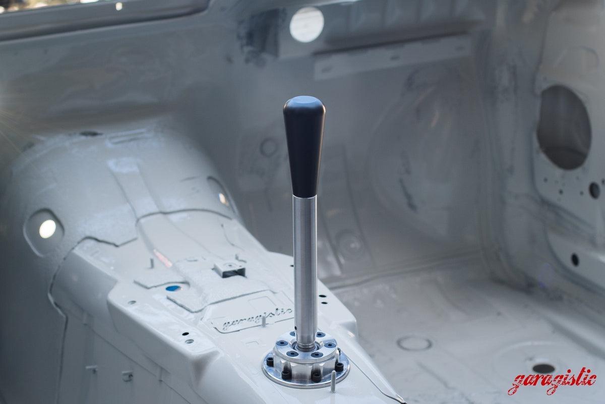 Garagistic Solid Chassis Mounted Short Shifter - E30, E36, E46-Shifters-grip-drift-Bare-Medium-Delrin Bat-Garagistic-bmw