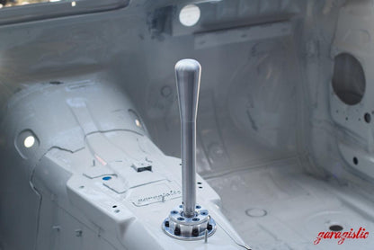 Garagistic Solid Chassis Mounted Short Shifter - E30, E36, E46-Shifters-grip-drift-Bare-Medium-Aluminum Bat-Garagistic-bmw
