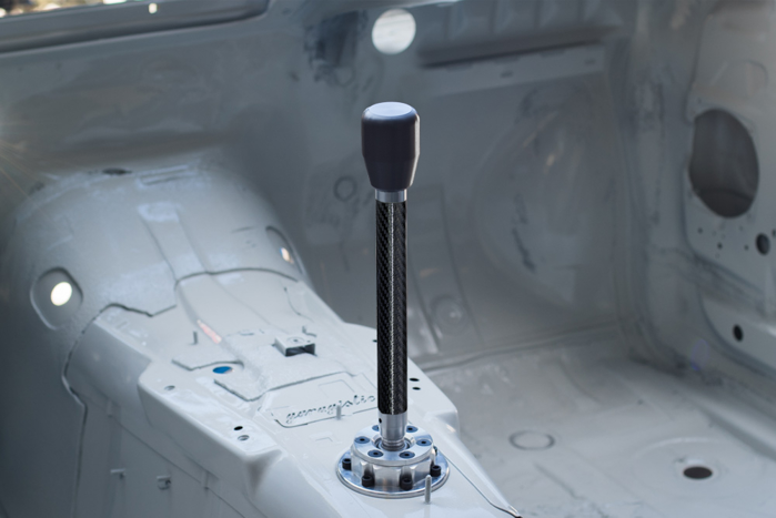 Garagistic Carbon Fiber Chassis Mounted Short Shifter - E46, E36, E30-Shifters-grip-drift-Bare-Tall-Delrin Standard-Garagistic-bmw