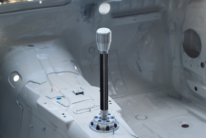 Garagistic Carbon Fiber Chassis Mounted Short Shifter - E46, E36, E30-Shifters-grip-drift-Bare-Tall-Aluminum Standard-Garagistic-bmw