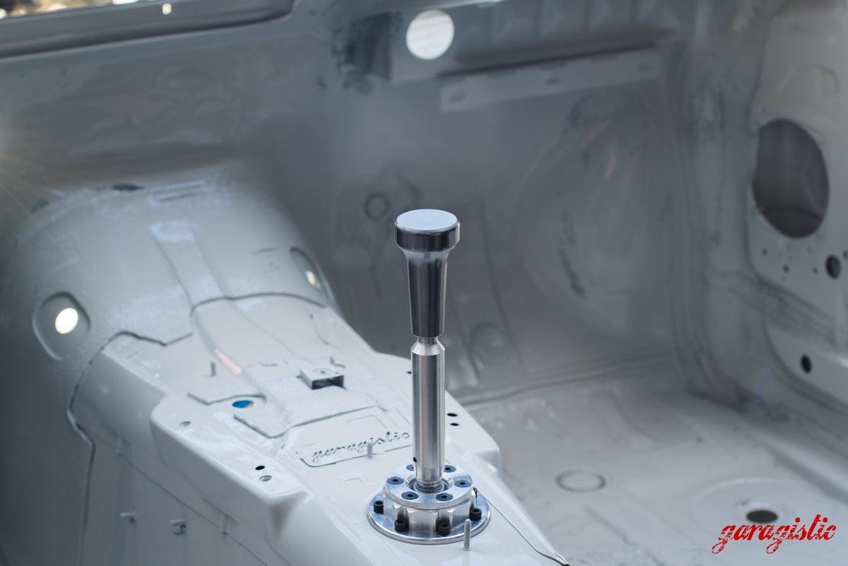Garagistic Solid Chassis Mounted Short Shifter - E30, E36, E46-Shifters-grip-drift-Bare-OEM-Aluminum Vintage-Garagistic-bmw