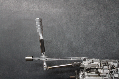 Garagistic Carbon Fiber Supreme Short Shifter - E46, E36, E30, Z4, Z3-Shifters-grip-drift-Bare-Short-Aluminum Knurled-Garagistic-bmw