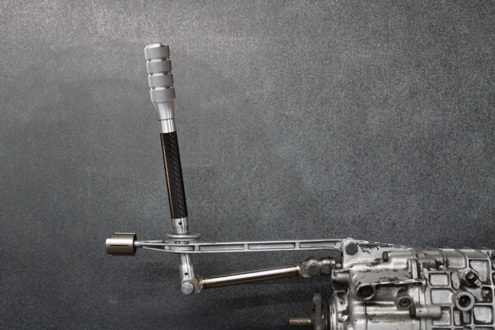 Garagistic Carbon Fiber Supreme Short Shifter - E46, E36, E30, Z4, Z3-Shifters-grip-drift-Bare-Medium-Aluminum Knurled-Garagistic-bmw