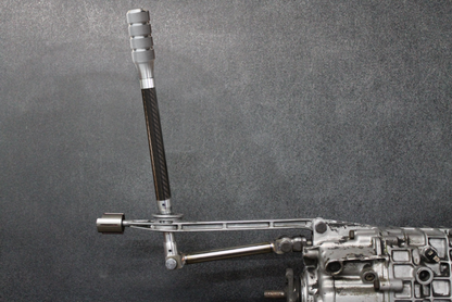 Garagistic Carbon Fiber Supreme Short Shifter - E46, E36, E30, Z4, Z3-Shifters-grip-drift-Bare-Tall-Aluminum Knurled-Garagistic-bmw