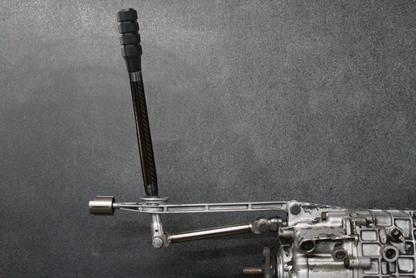 Garagistic Carbon Fiber Supreme Short Shifter - E46, E36, E30, Z4, Z3-Shifters-grip-drift-Black Anodized-Tall-Aluminum Knurled-Garagistic-bmw