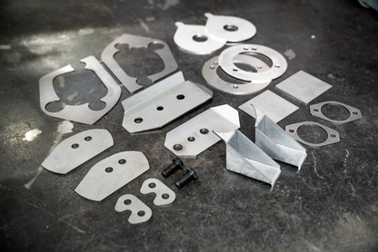 E46 Complete Chassis Reinforcement Kit - (323, 325, 328, 330, and M3)-Reinforcement Plates-grip-drift-M3-Red Shock Reinforcement-Garagistic-bmw