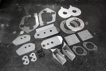 E46 Complete Chassis Reinforcement Kit - (323, 325, 328, 330, and M3)-Reinforcement Plates-grip-drift-NON M-Bare Shock Reinforcement-Garagistic-bmw