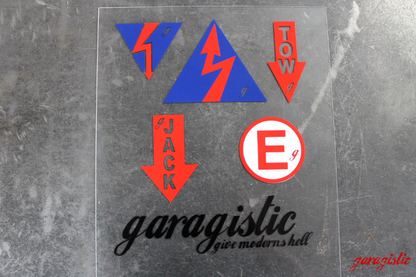 Garagistic Track Pack Stickers