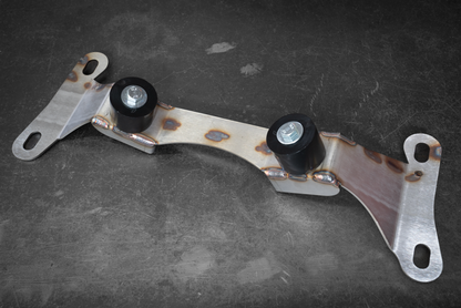 E46 5 Speed Heavy Duty Transmission Brace - 325, 330-Motor and Transmission Mounts-grip-drift-Yes Delrin (hard/race only)-Garagistic-bmw