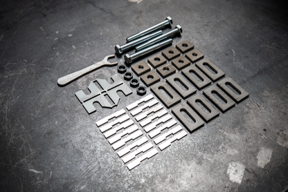 BMW E30 Serrated Camber and Toe Adjustment Brackets