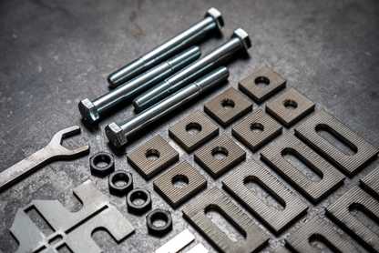 BMW E30 Serrated Camber and Toe Adjustment Brackets